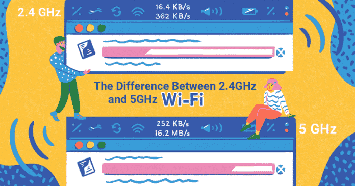 ما الفرق بين شبكة Wi-Fi 2.4 جيجا هرتز و 5 جيجا هرتز؟