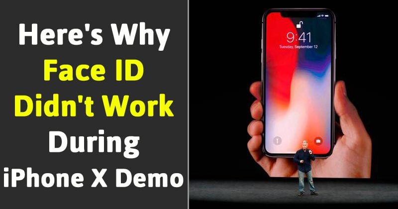 Apple: What Exactly Happened When Face ID FAILED During iPhone X Demo