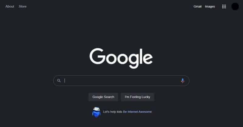 Google to Roll Out Dark Mode Feature for Desktop Search Engine