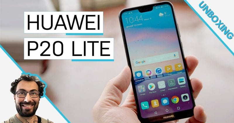 UNBOXING: HUAWEI P20 Lite With iPhone X-Like Notch