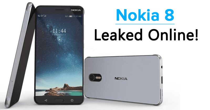 هاتف Nokia 8 بتصميم بدون حواف ، وماسح ضوئي لقزحية العين ، ومنفذ USB Type-C مُسرب عبر الإنترنت!