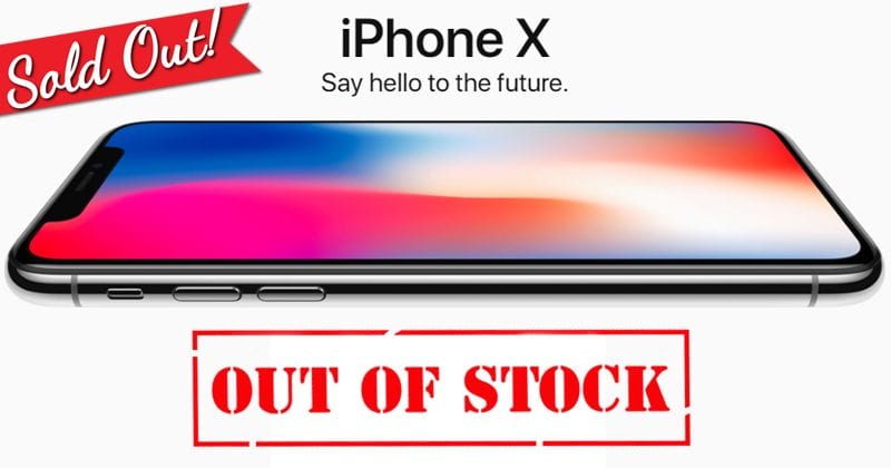 يا إلهي! Apple يتم بيع الطلبات المسبقة على iPhone X في دقائق
