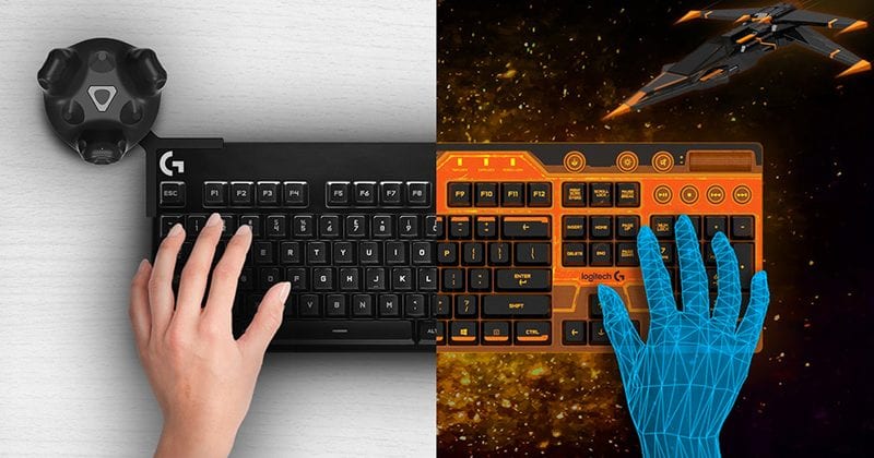 OMG! Logitech Bridge Puts A Real Keyboard In VR