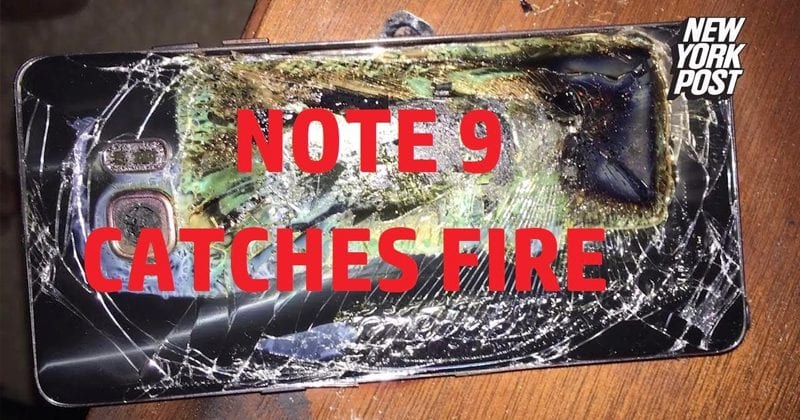 OMG! Samsung Galaxy Note 9 Explodes Inside Woman