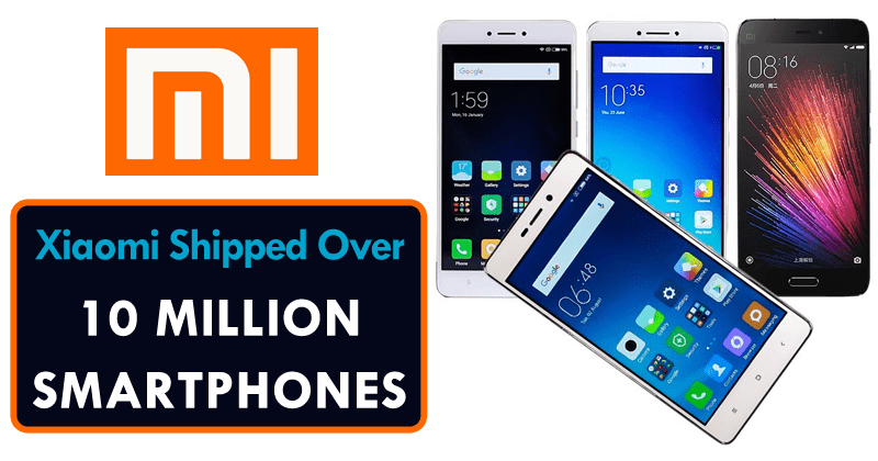 يا إلهي!  قامت Xiaomi بشحن أكثر من 10 ملايين هاتف ذكي الشهر الماضي