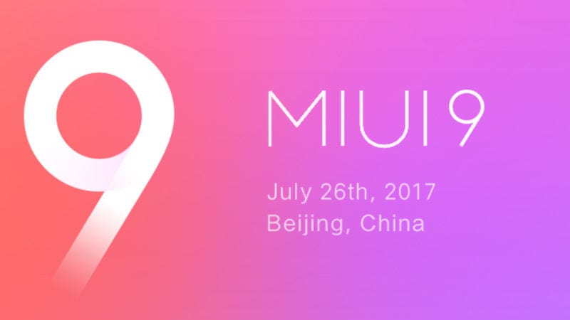 يبدأ طرح Xiaomi MIUI 9 Beta