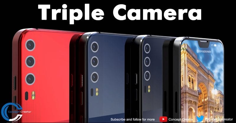 Huawei P11 X Concept Shows Triple Camera & iPhone Like Notch