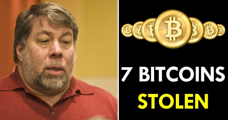 Steve Wozniak Says Someone Stole 7 Bitcoins From Him
