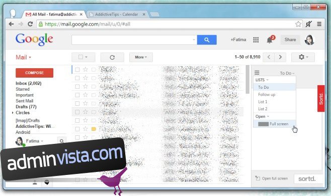 يمنحك Sortd واجهة قائمة على القائمة لتنظيم رسائل البريد الإلكتروني [Chrome]