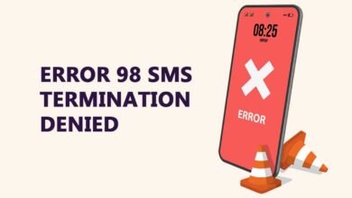 إصلاح خطأ 98 رفض إلغاء SMS