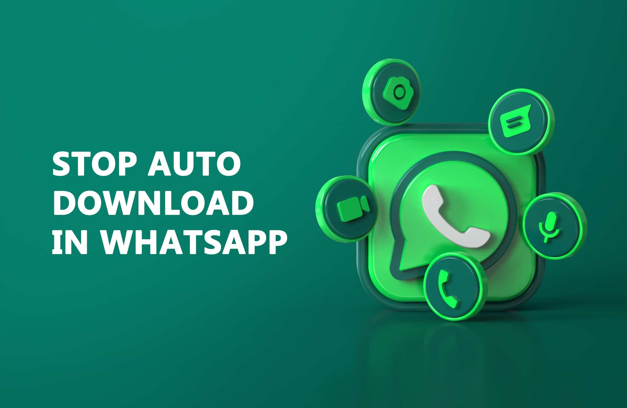 كيفية إيقاف التنزيل التلقائي في WhatsApp على Android و iPhone