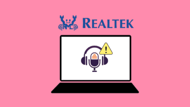 إصلاح عدم فتح برنامج Realtek Audio Manager بتنسيق Windows 10