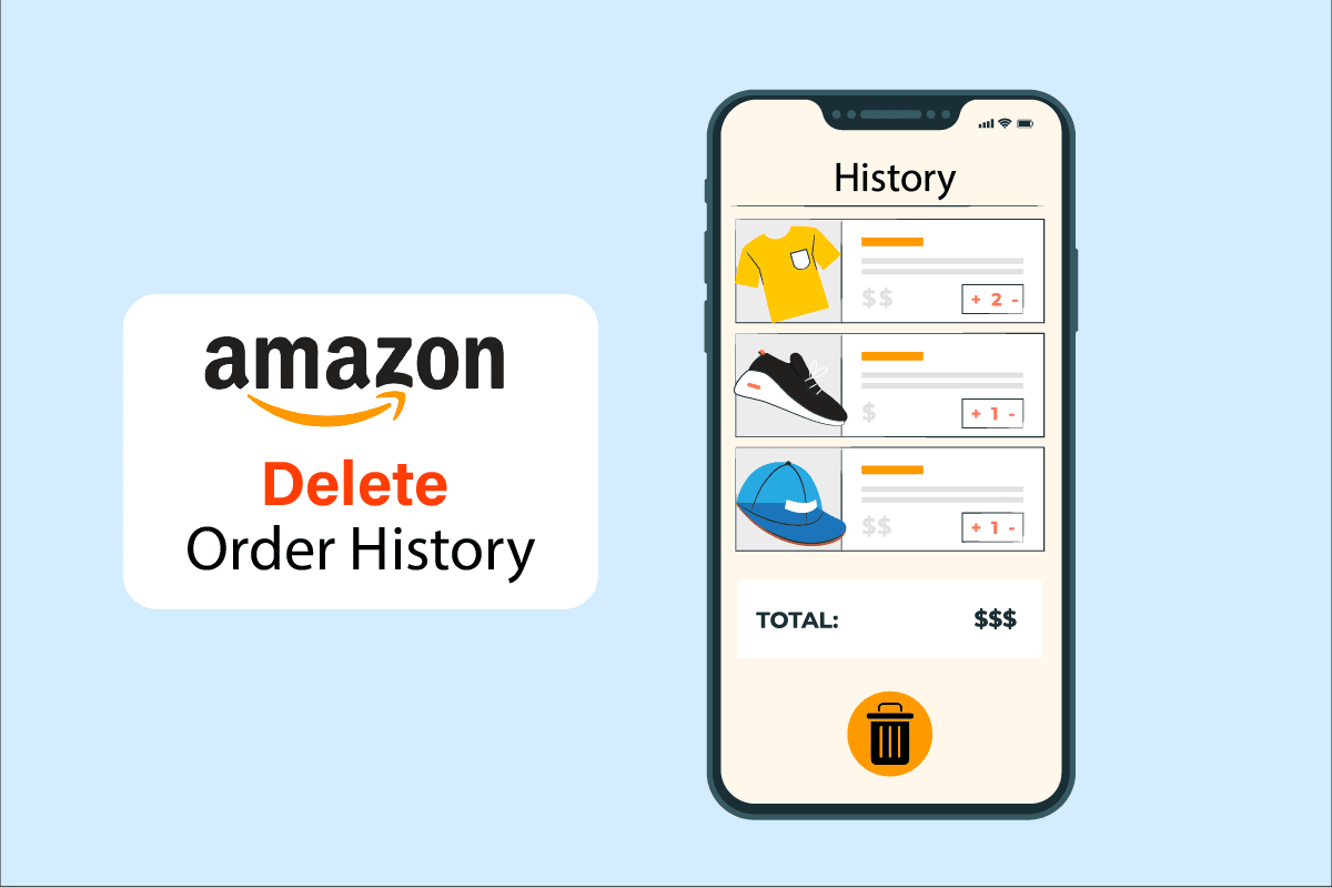 كيف تخفي أو تزيل Amazon تاريخ الطلب