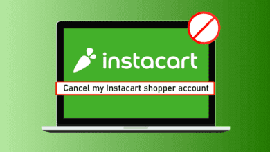 كيف يمكنني إلغاء حسابي على Instacart Shopper؟
