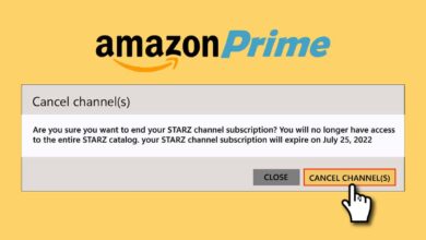 كيف ألغي اشتراكي في Starz؟ Amazon