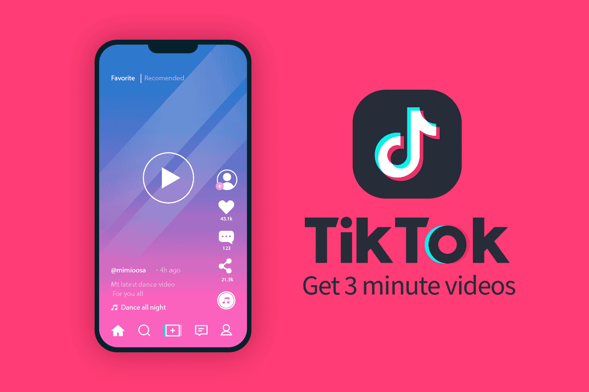 كيفية الحصول على مقاطع فيديو مدتها 3 دقائق على TikTok