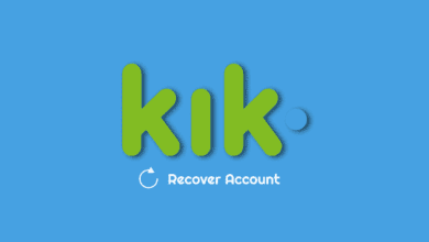 كيفية استرداد حساب Kik - adminvista.com