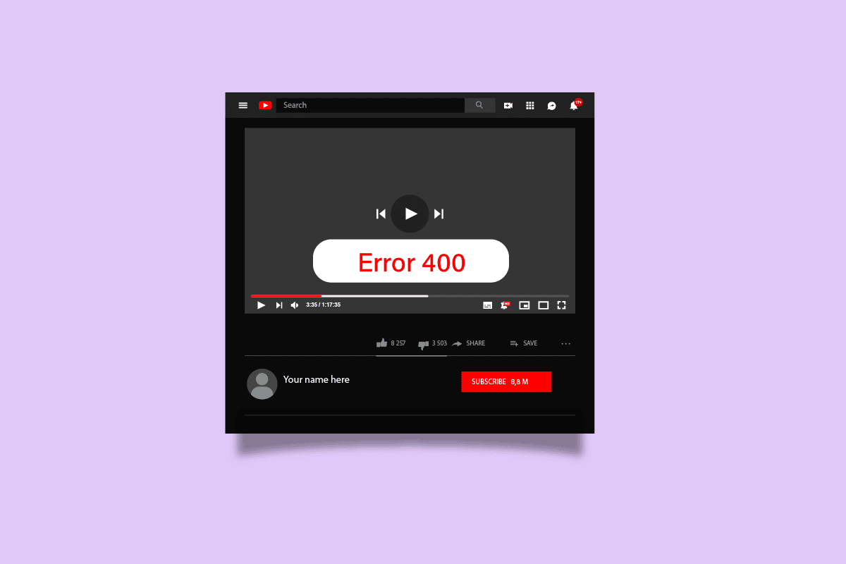 علاج YouTube خطأ 400 في جوجل كروم