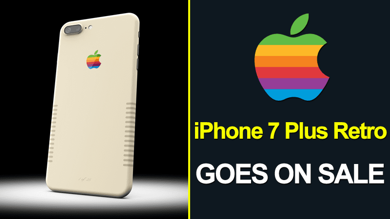 Meet The iPhone 7 Plus Retro Edition With Vintage Mac Design