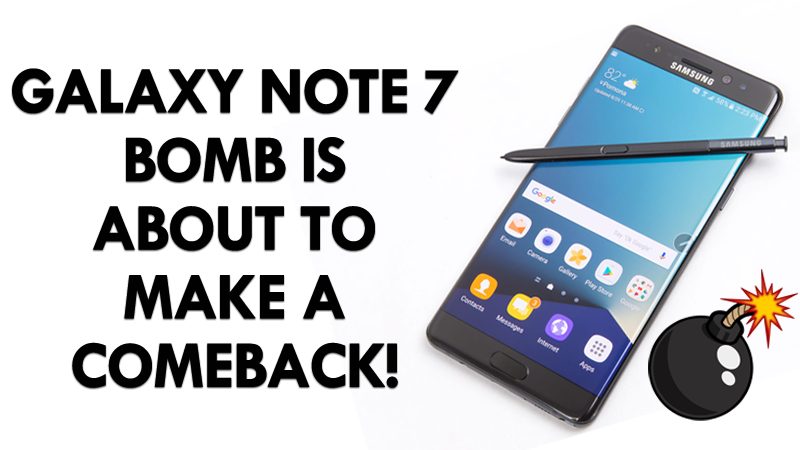 OMG!! Samsung Is About To Relaunch Galaxy Note 7