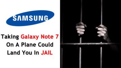 Now Taking Galaxy Note 7 On A Plane Could Land You In Jail