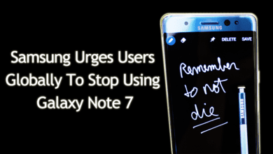 Samsung Urges Users Globally To Stop Using The Galaxy Note 7