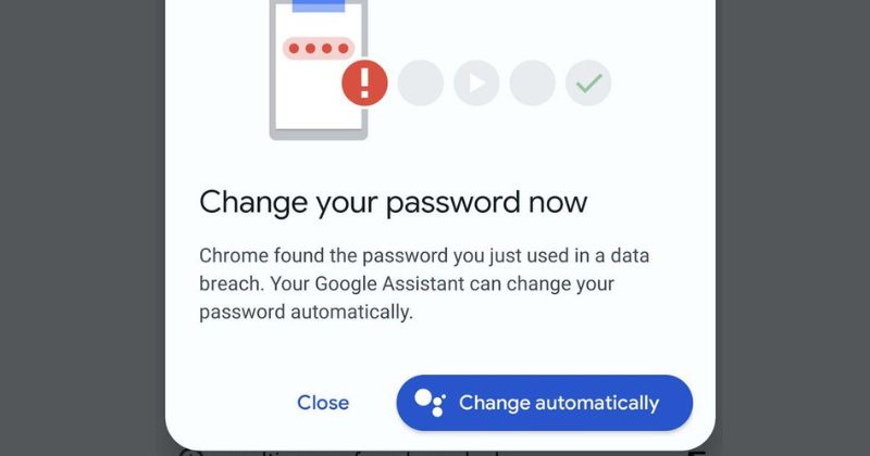 Google Assistant In Chrome Can Auto-Change Breached Passwords