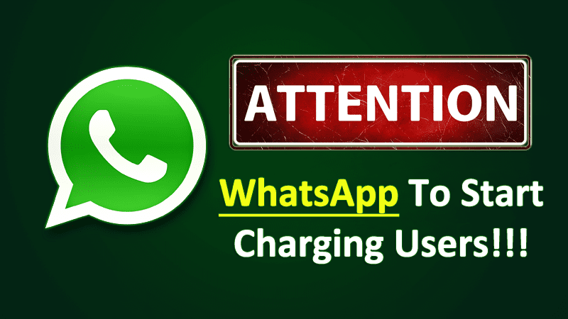 WhatsApp To START CHARGING Users? Message Sparks Fear Of Incoming Costs