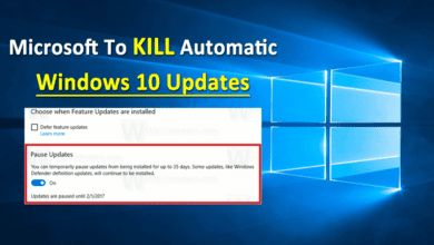 Finally Microsoft To Kill Automatic Windows 10 Updates