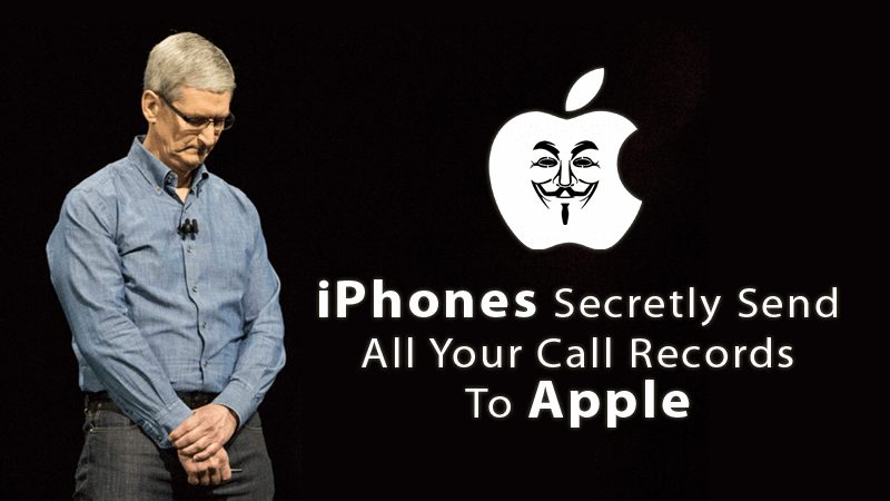 iPhones Secretly Send All Your Call Records To Apple