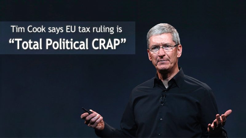 Apple CEO Tim Cook Pours Scorn On EU Tax Ruling