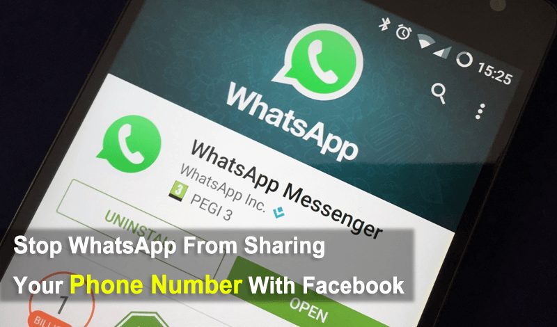 سيقوم WhatsApp بمشاركة رقم هاتفك مع Facebook، وإليك كيفية التوقف