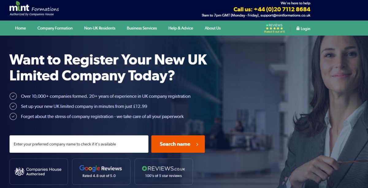 8 خدمات لتكوين الأعمال لمساعدتك على بدء عمل تجاري في المملكة المتحدة 8