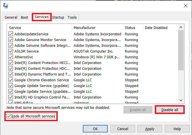 إصلاح خطأ Alps SetMouseMonitor في Windows 10 3