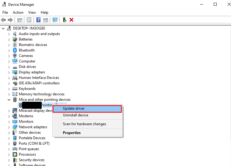 إصلاح خطأ Alps SetMouseMonitor في Windows 10 14