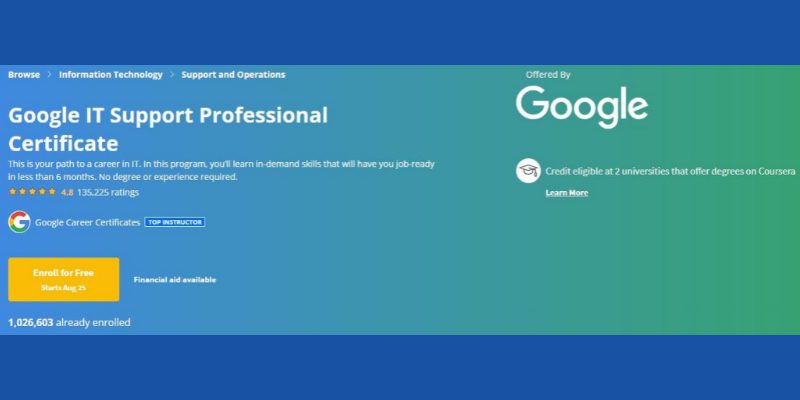 كيفية الحصول على شهادة أخصائي دعم تكنولوجيا المعلومات من Google 4