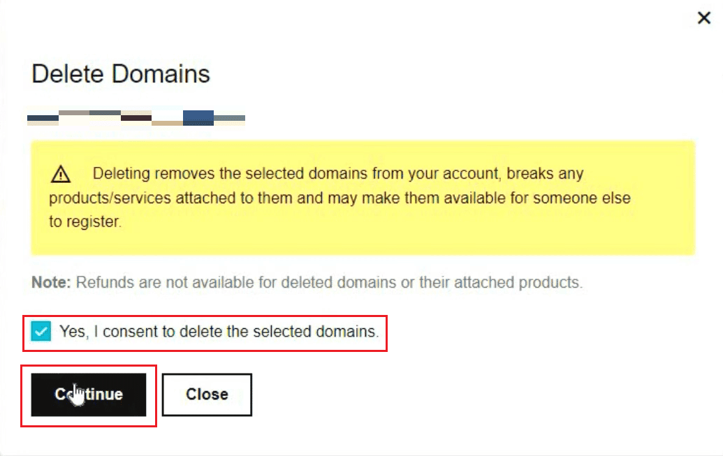 كيفية إغلاق حساب GoDaddy - adminvista.com 6
