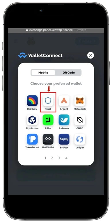 كيفية تمكين Trust Wallet DApp Browser على Android / iPhone 14