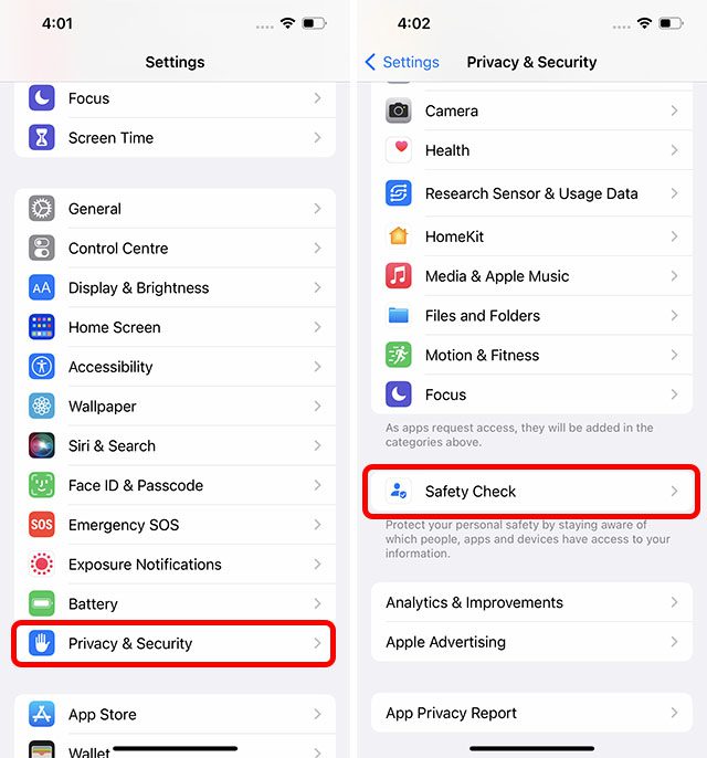 ما هو التحكم الأمني ​​في iOS 16 وكيفية استخدامه على iPhone 8