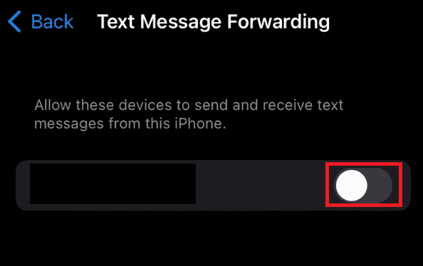 كيفية إعادة توجيه الرسائل النصية تلقائيًا إلى iPhone آخر 8