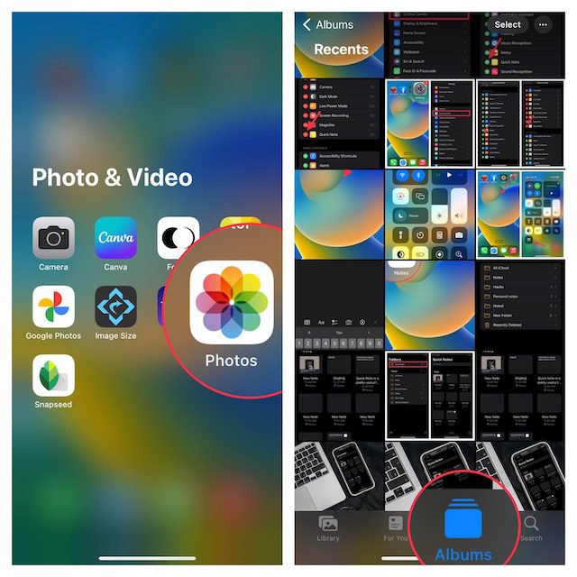 كيفية قفل ألبومات الصور المخفية باستخدام Face ID / Touch ID في iOS 16 على iPhone 4