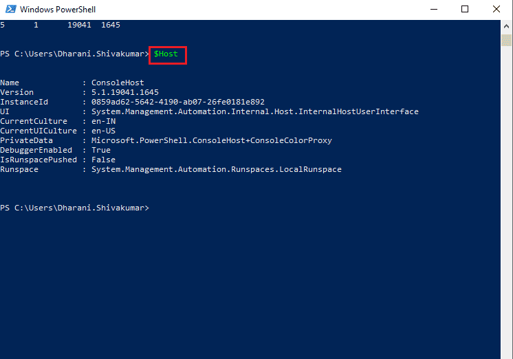كيفية التحقق من إصدار PowerShell بتنسيق Windows 10 6