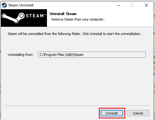 إصلاح غير قادر على تهيئة Steam API i Windows 10 26