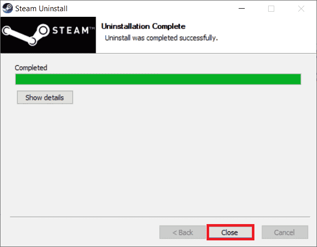 إصلاح غير قادر على تهيئة Steam API i Windows 10 27