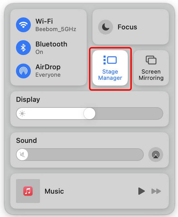 كيفية تمكين Stage Manager واستخدامه في macOS 13 Ventura 5