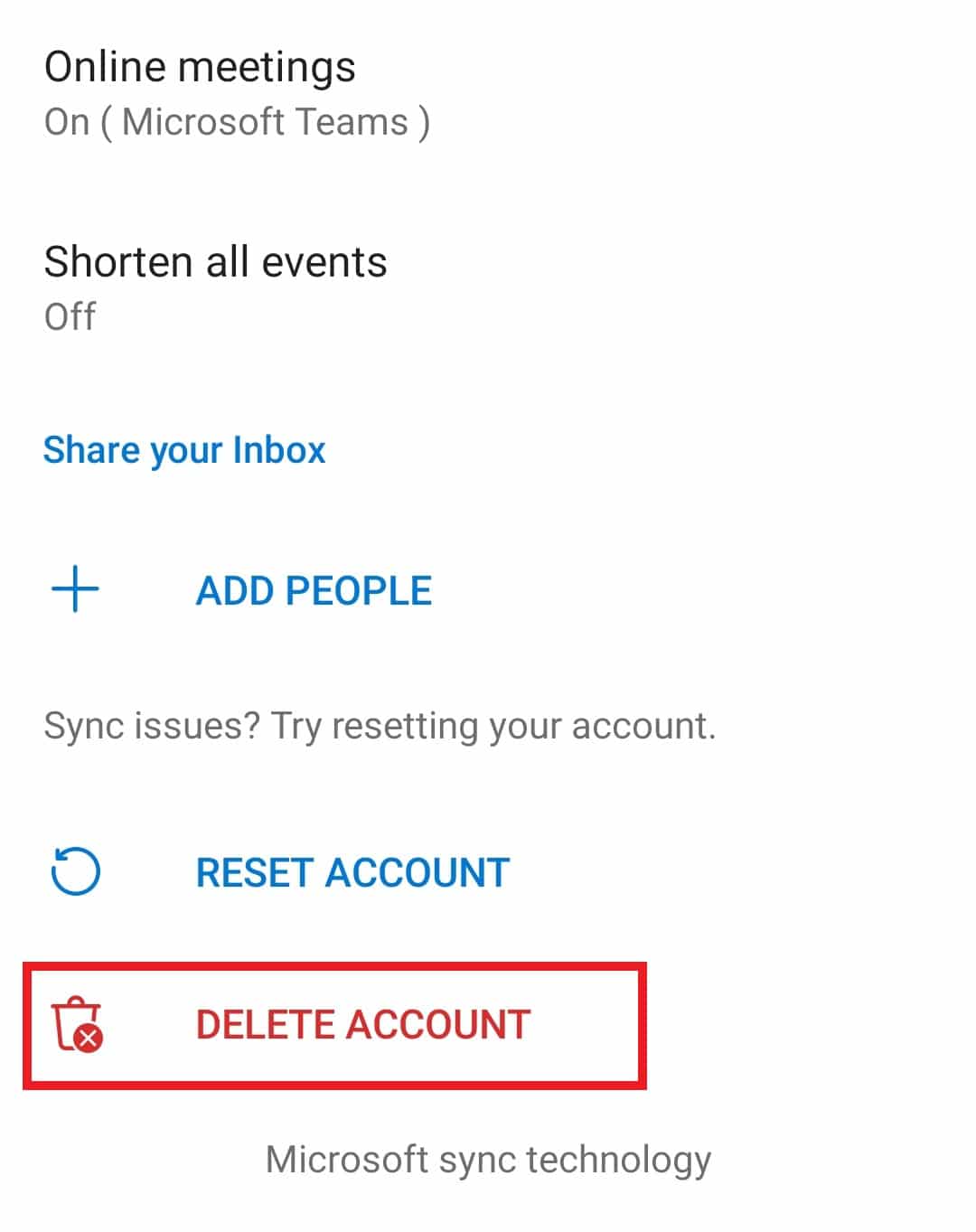 كيف يمكنني تسجيل الخروج من Outlook Mobile؟ 10