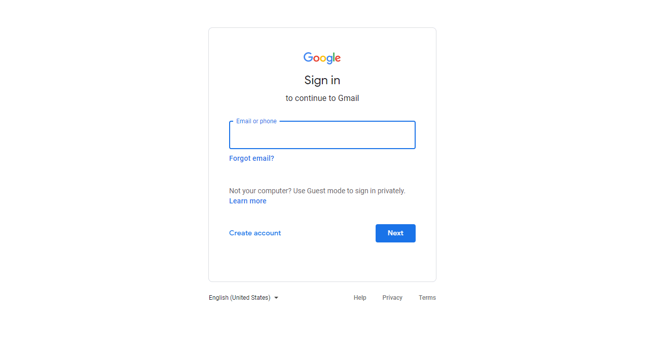 إصلاح لم يتم العثور على عنوان البريد الإلكتروني في Gmail 3