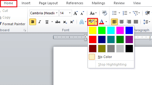 كيفية تغيير لون الخلفية في Microsoft Word 16
