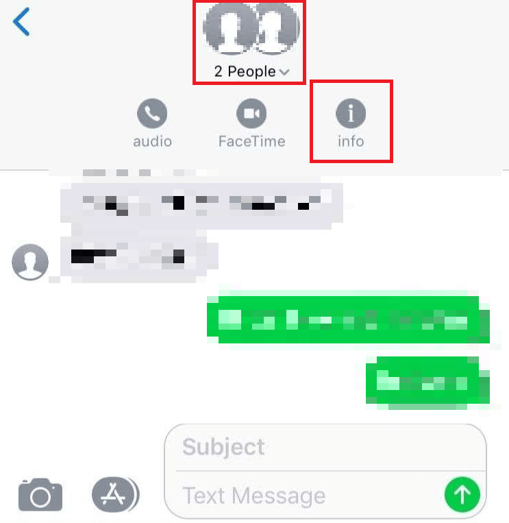 كيفية إضافة وإزالة الأشخاص في نص المجموعة على iPhone 3