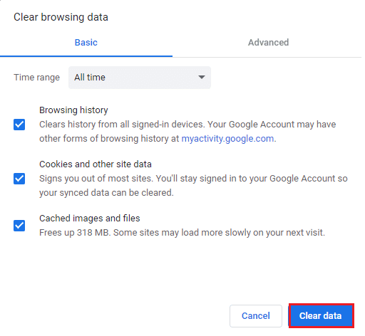 إصلاح Chrome لا يحفظ كلمات المرور بتنسيق Windows 10 20